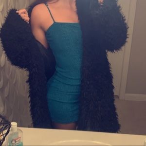 Forever 21 sparkly blue Dress